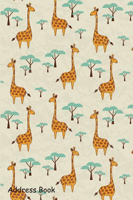 Address Book: For Contacts, Addresses, Phone, Email, Note, Emergency Contacts, Alphabetical Index with Giraffes Pattern - Shamrock Logbook