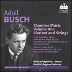 Adolf Busch: Chamber Music, Vol. 1 - Clarinet and Strings