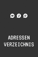 Adressenverzeichnis: Adressbuch fr Kontakte und Telefonnummern - Telefonbuch klein