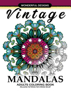 Adult Coloring Book: Vintage Mandala a Mindful Colouring Book with Flower and Animals