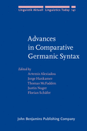 Advances in Comparative Germanic Syntax