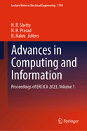 Advances in Computing and Information: Proceedings of ERCICA 2023, Volume 1