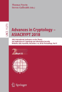 Advances in Cryptology - Asiacrypt 2018: 24th International Conference on the Theory and Application of Cryptology and Information Security, Brisbane, Qld, Australia, December 2-6, 2018, Proceedings, Part II