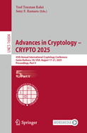 Advances in Cryptology - Crypto 2025: 45th Annual International Cryptology Conference, Santa Barbara, Ca, Usa, August 17-21, 2025, Proceedings, Part V