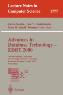 Advances in Database Technology - Edbt 2000: 7th International Conference on Extending Database Technology Konstanz, Germany, March 27-31, 2000 Proceedings