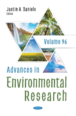 Advances in Environmental Research. Volume 96 - Daniels, Justin A. (Editor)