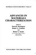 Advances in Materials Characterization