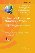 Advances in Production Management Systems: Innovative and Knowledge-Based Production Management in a Global-Local World: Ifip Wg 5.7 International Conference, Apms 2014, Ajaccio, France, September 20-24, 2014, Proceedings, Part I