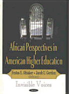 African Perspectives in American Higher Education