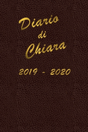 Agenda Scuola 2019 - 2020 - Chiara: Mensile - Settimanale - Giornaliera - Settembre 2019 - Agosto 2020 - Obiettivi - Rubrica - Orario Lezioni - Appunti - Priorit? - Elegante cover con effetto Oceano