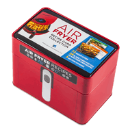Air Fryer Recipes - Recipe Card Collection Tin (Red) - 72 Recipe Cards with Photos + 28 Blank Recipe Cards to Write Your Own Recipes + 5 Tabbed Section Dividers: Volume 2