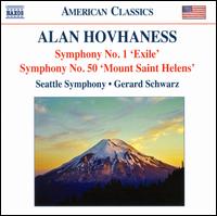 Alan Hovhaness: Symphony No. 1 "Exile"; Symphony No. 50 "Mount Saint Helens" - Ron Johnson (marimba); Seattle Symphony Orchestra; Gerard Schwarz (conductor)