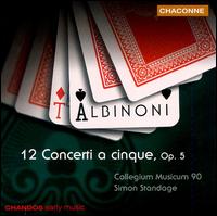 Albinoni: 12 Concerti - Collegium Musicum 90; Simon Standage (conductor)