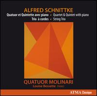 Alfred Schnittke: Quatuor et Quintette avec piano; Trio  cordes - Frdric Bednarz (violin); Frdric Lambert (viola); Louise Bessette (piano); Marcin Swoboda (viola);...