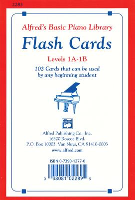 Alfred's Basic Piano Library Flash Cards, Bk 1a & 1b: 102 Cards That Can Be Used by Any Beginning Student, Flash Cards - Palmer, Willard A, and Manus, Morton, and Lethco, Amanda Vick