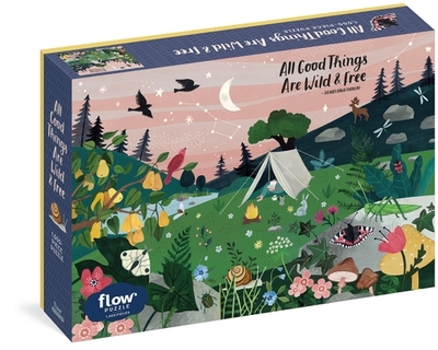 All Good Things Are Wild and Free 1,000-Piece Puzzle (Flow) - Smit, Irene, and Van Waveren, Valesca (Illustrator)