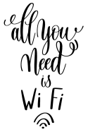 All You Need Is WiFi: 6x9 College Ruled Line Paper 150 Pages