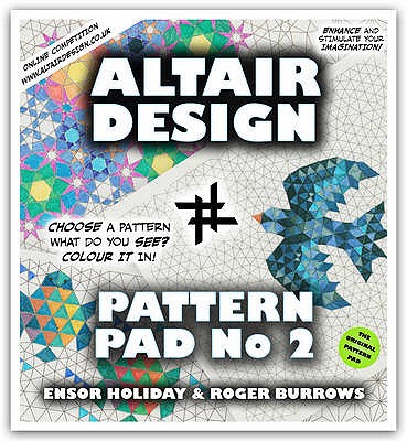Altair Design Pattern Pad: Bk. 2: Geometrical Colouring Book - Holiday, Ensor, and Burrows, Roger (Illustrator)