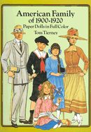 American Family of 1900-1920 Paper Dolls in Full Color