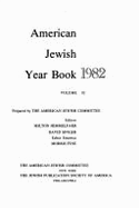 American Jewish Year Book 1982 - Himmelfarb, Milton (Editor), and Singer, David (Editor)