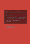 American Orators of the Twentieth Century: Critical Studies and Sources