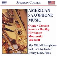 American Saxophone Music - Alex Mitchell (sax); Alex Mitchell (sax); Jeremy Limb (piano); Neil Hornsby (guitar)