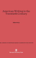American Writing in the Twentieth Century