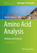 Amino Acid Analysis: Methods and Protocols