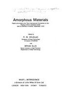 Amorphous Materials: Conference Proceedings - Douglas, R. W., and Ellis, Bryan (Editor)