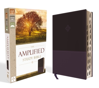 Amplified Study Bible, Imitation Leather, Purple, Indexed - Zondervan