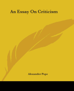 An Essay On Criticism