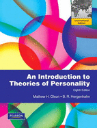 An Introduction to Theories of Personality: International Edition