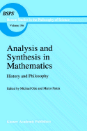 Analysis and Synthesis in Mathematics: History and Philosophy