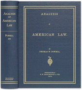 Analysis of American Law