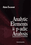 Analytic Elements P Adic Analysis