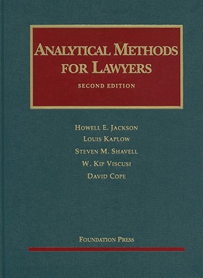 Analytical Methods for Lawyers - Jackson, Howell E, and Kaplow, Louis, and Shavell, Steven M
