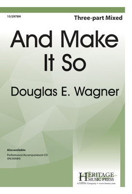 And Make It So - Wagner, Douglas E (Composer)