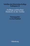 Anfnge politischen Denkens in der Antike