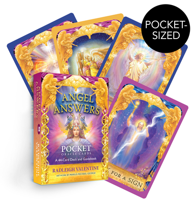 Angel Answers Pocket Oracle Cards: a 44-Card Deck and Guidebook - Valentine, Radleigh