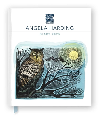 Angela Harding 2025 Desk Diary Planner - Week to View, Illustrated Throughout - Flame Tree Studio (Creator)