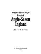 ANGLO SAXON ENGLAND