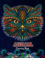 Animal coloring book: An Adult coloring Book: 100 Unique animals design