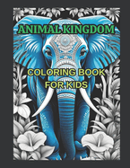 Animal Kingdom Coloring Book For Kids, 8.5"x11", 100 pages