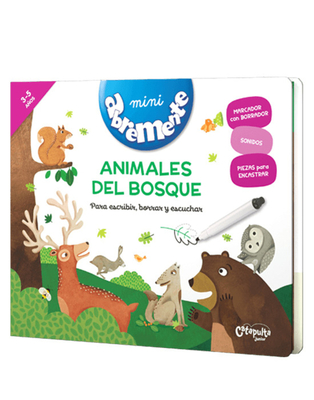 Animales del Bosque: Para Escribir, Borrar Y Escuchar - de Catapulta, Los Editores