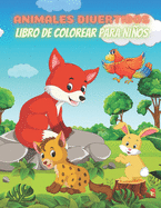 ANIMALES DIVERTIDOS - Libro De Colorear Para Nios