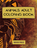 Animals Adult Coloring Book