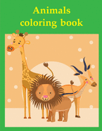 Animals coloring book: Funny Image age 2-5, special Christmas design