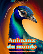 Animaux du monde - Livre de coloriage pour les amoureux de la nature - Scnes cratives et relaxantes du monde animal: Une collection de motifs puissants clbrant la vie animale