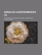 Annales Agronomiques (3 )