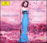 Anne-Sophie Mutter Plays Mendelssohn - Andr Previn (piano); Anne-Sophie Mutter (violin); Lynn Harrell (cello); Leipzig Gewandhaus Orchestra; Kurt Masur (conductor)